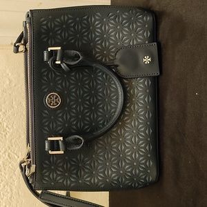 Navy blue Tori Burch purse